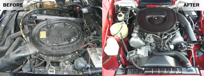 Car Engine Bay Dress 