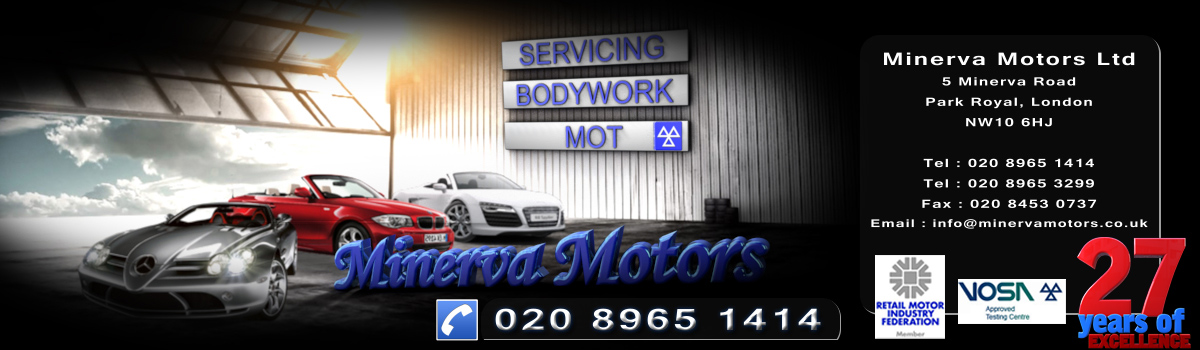 Minerva Motors - Servicing, Bodywork and MOT's in Park Royal NW10